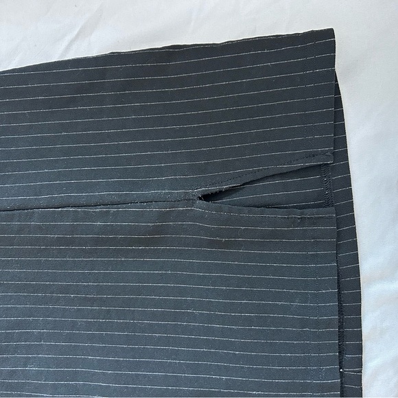 Garage Black Pinstripe Mini Skirt - Picture 2 of 3